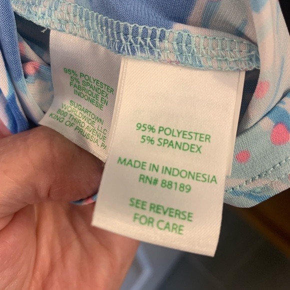 Lilly Pulitzer blue summer dress. Size small. - Picture 4 of 4